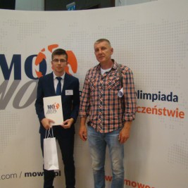 Filip Moskwa z klasy IIID laureatem etapu centralnego Młodzieżowej Olimpiady Wiedzy o Społeczeństwie!!!