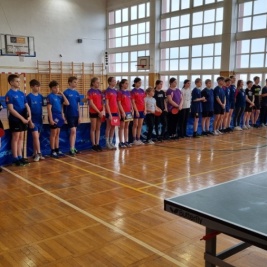 Dziewczęta i chłopcy z PSP nr 12 w Stalowej Woli  MISTRZAMI REJONU w tenisie stołowym!!!  